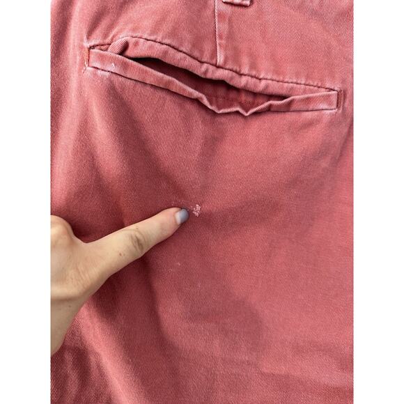 J. Crew Shorts Mens 36 Red Chino Pockets Casual Preppy - Picture 3 of 6